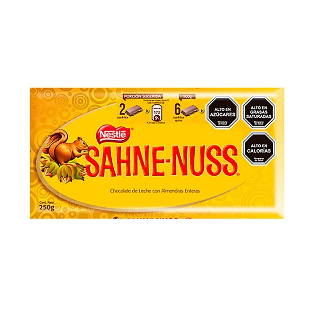 CHOCOLATE SAHNE-NUSS 250 GR