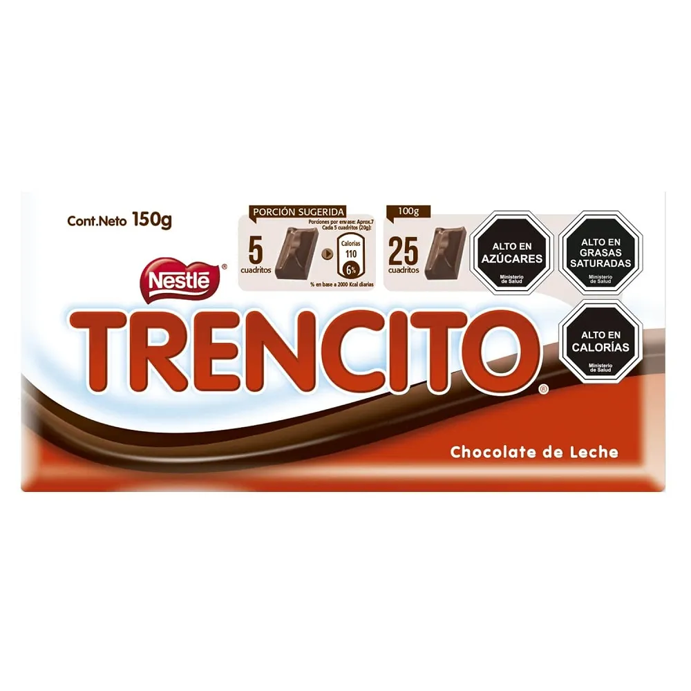 CHOCOLATE LECHE TRENCITO 150G
