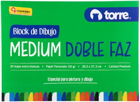 BLOCK DIBUJO 99 MEDIUM 18 TORRE DOBLE F