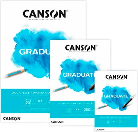 BLOCK ACUARELA CANSON 250GRS 20H A,' 21 '2