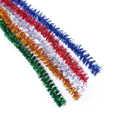 VARILLAS CHENILLE RAYADAS 15 UNID ADIX