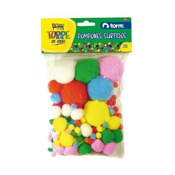 POM POM DE COLORES TORRE SOHO 130 UNID