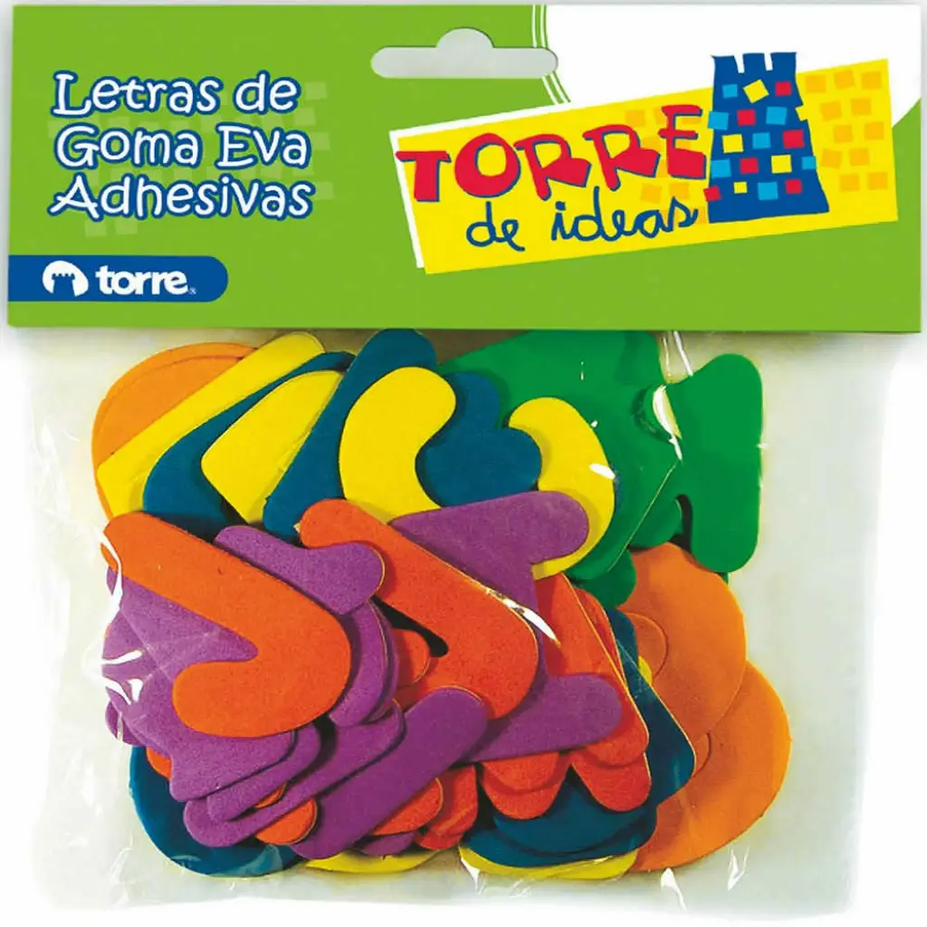[7806505053915] LETRAS AUTOADHESIVAS DE GOMA EVA TORRE I