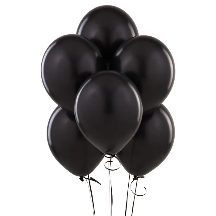 GLOBO LISO N 09 NEGRO CADA UNO