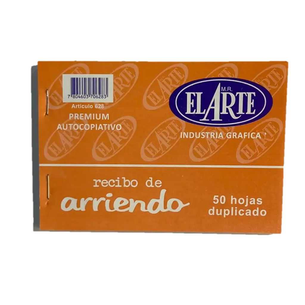 TALONARIO RECIBO ARRIENDO DUPLICADO 50H