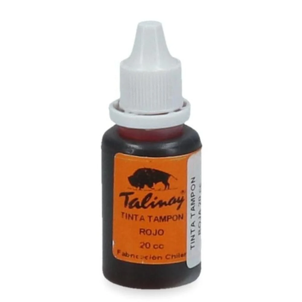 TINTA TAMPON TALINAY ROJA