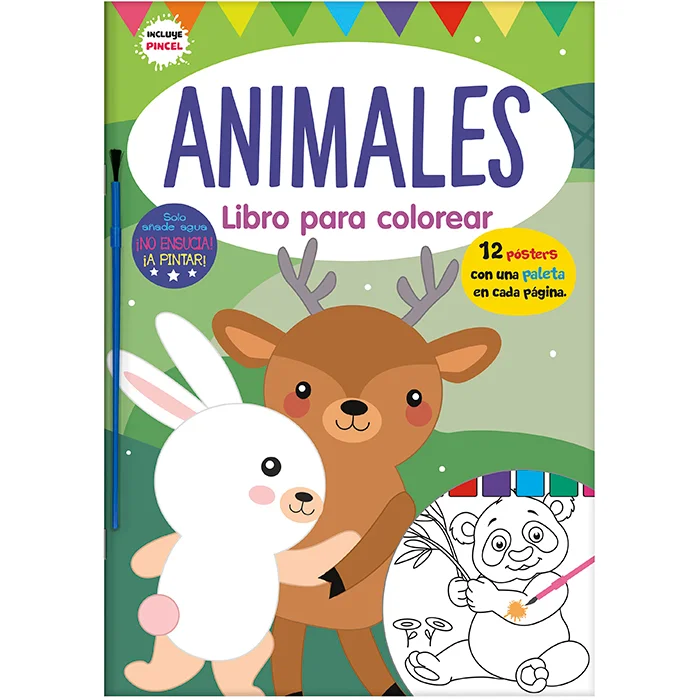 LIBRO PINTAR ANIMALES COLOR