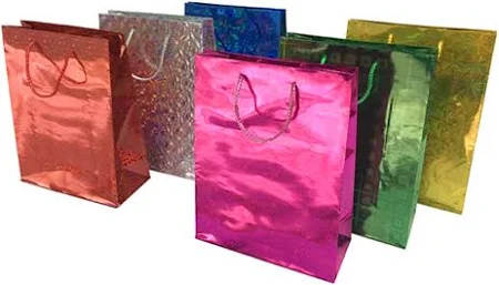 BOLSAS REGALO COLORES METALIZADOS 18X21