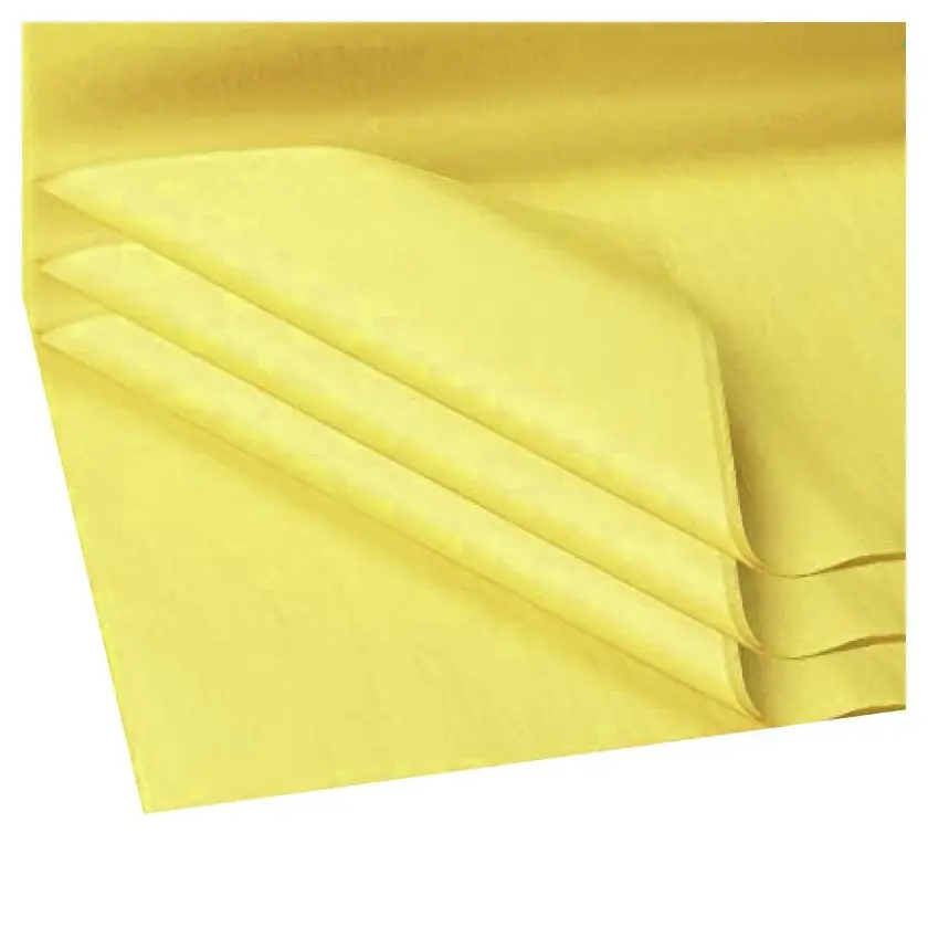 PAPEL VOLANTIN IMPORTADO AMARILLO CLARO