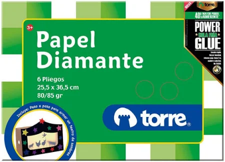BLOCK PAPEL DIAMANTE TORRE