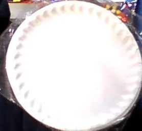 Plato Carton Blanco 10 und