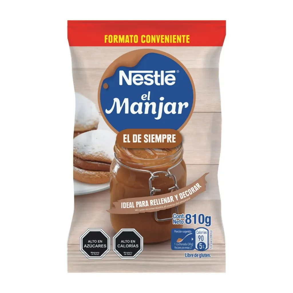 Manjar Nestle Bolsa 800g