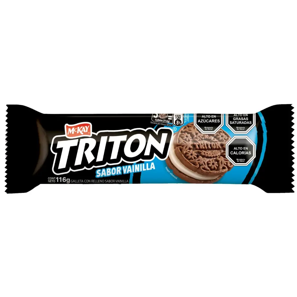 GALLETA TRITON REGULAR VAINILLA  116 GR MCKAY