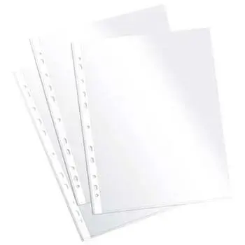 FUNDA PLASTICA CARTA PQ LOMO BLANCO ADIX 