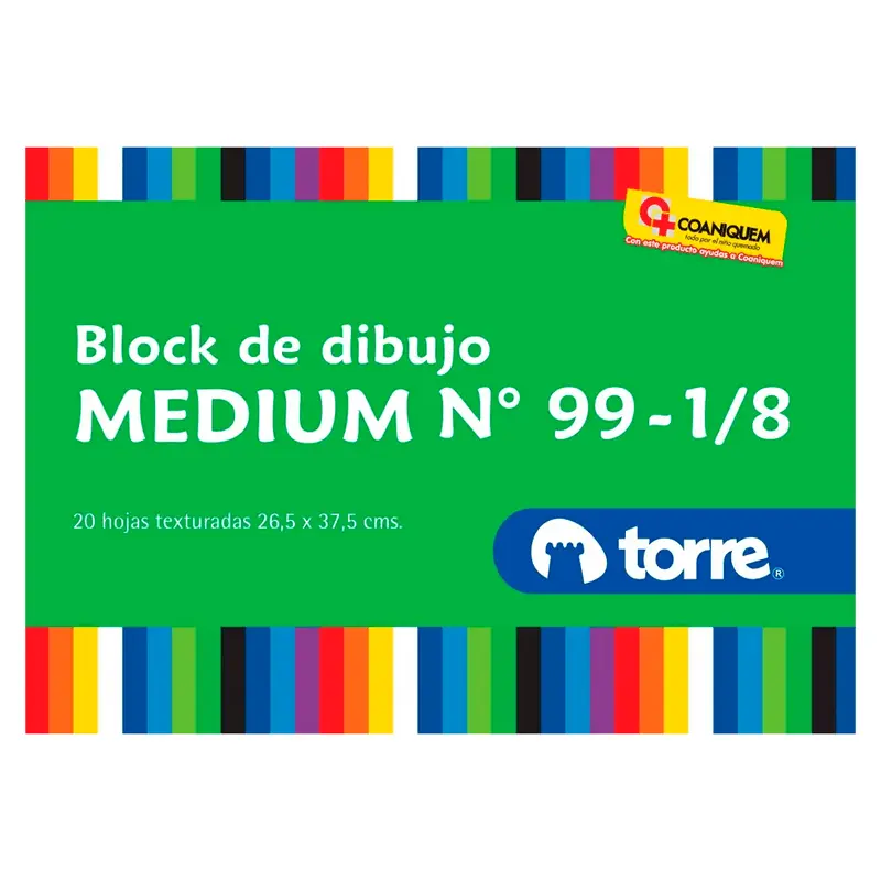 BLOCK DIBUJO 99 1/8 20 HJ TORRE IMAGIA
