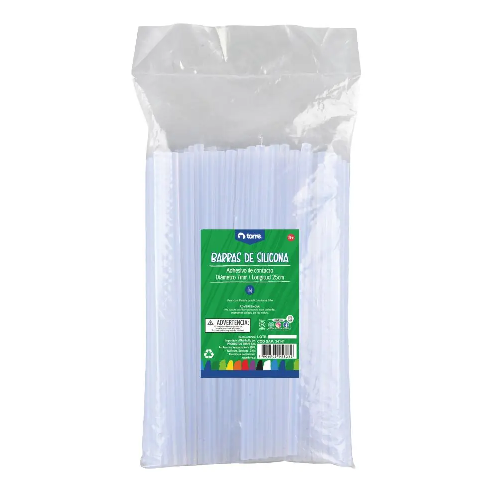 SILICONA BARRA 7MM *25CM TORRE