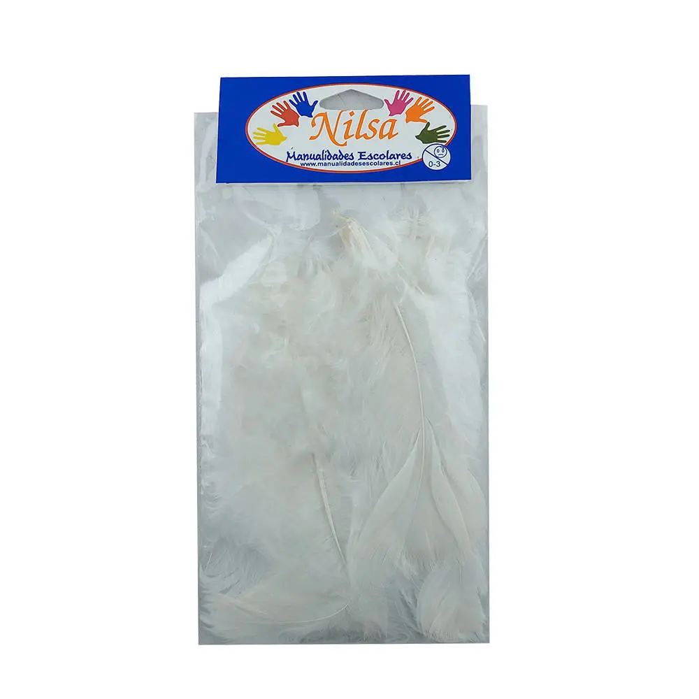 PLUMAS BLANCAS PEQ NILSA