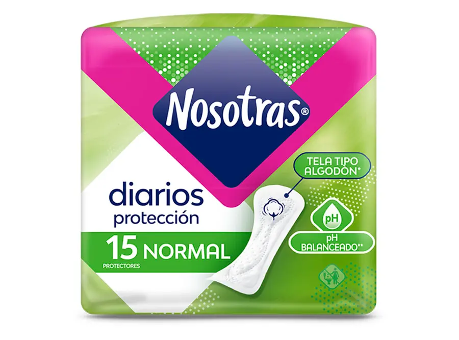 PROTECTOR DIARIO CORTO X 15UN NATURAL NOSOTRAS