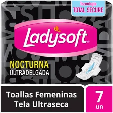 TOALLA LADYSOFT U/DELGADA X 7UN NOCT ULTRA SECA