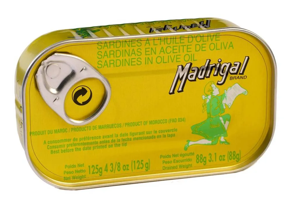 SARDINAS MADRIGAL EN ACEITE DE OLIVA 125G