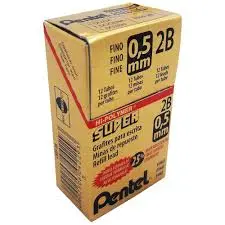 [92604] MINAS O.5 MM ESTUCHE PENTEL 