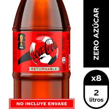 COCA COLA ZERO RET 2L