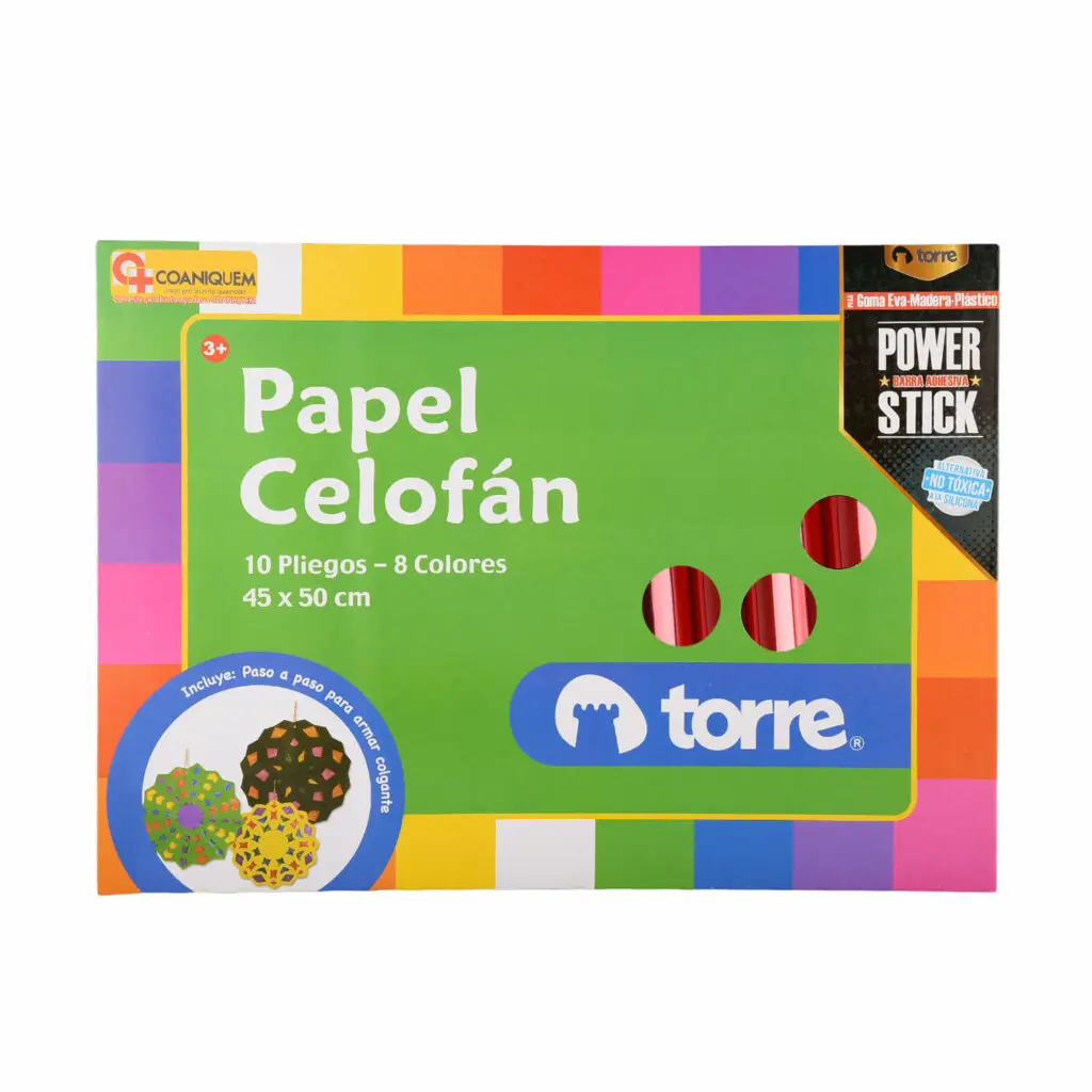 BLOCK PAPEL CELOFAN TORRE IMAGIA 