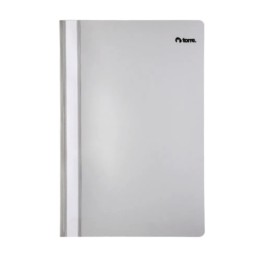 CARPETA PLASTIC FILE TORRE OFICIO GRIS 