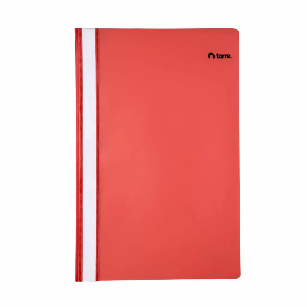 CARPETA PLASTIC FILE TORRE CARTA ROJA