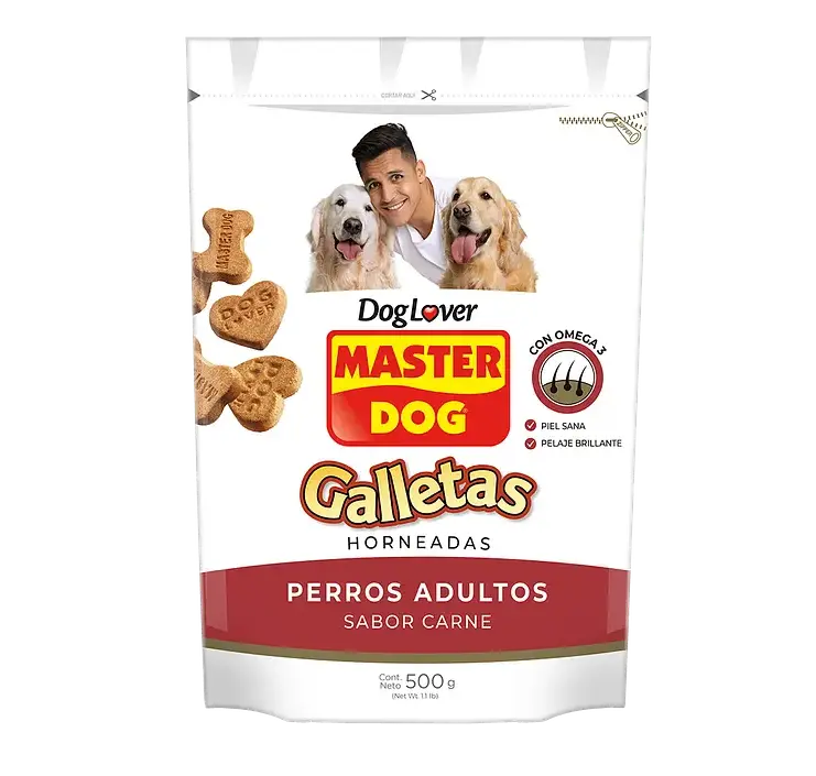 GALLETA CARNE ADULTO MASTERDOG 500G