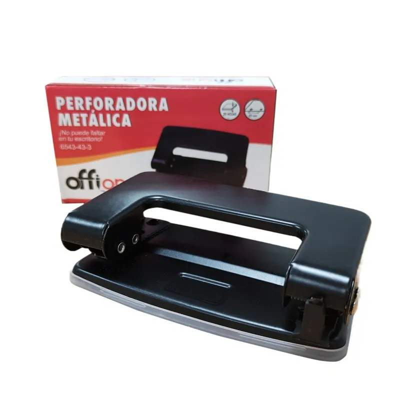 [56836NG] PERFORADOR CHICO METAL 10CM NEGRO OFFIONE