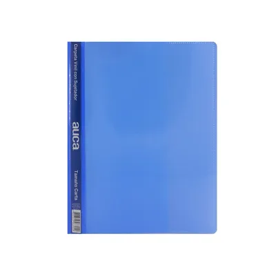 [36535AZ] CARPETA VINIL CARTA AZUL AUCA