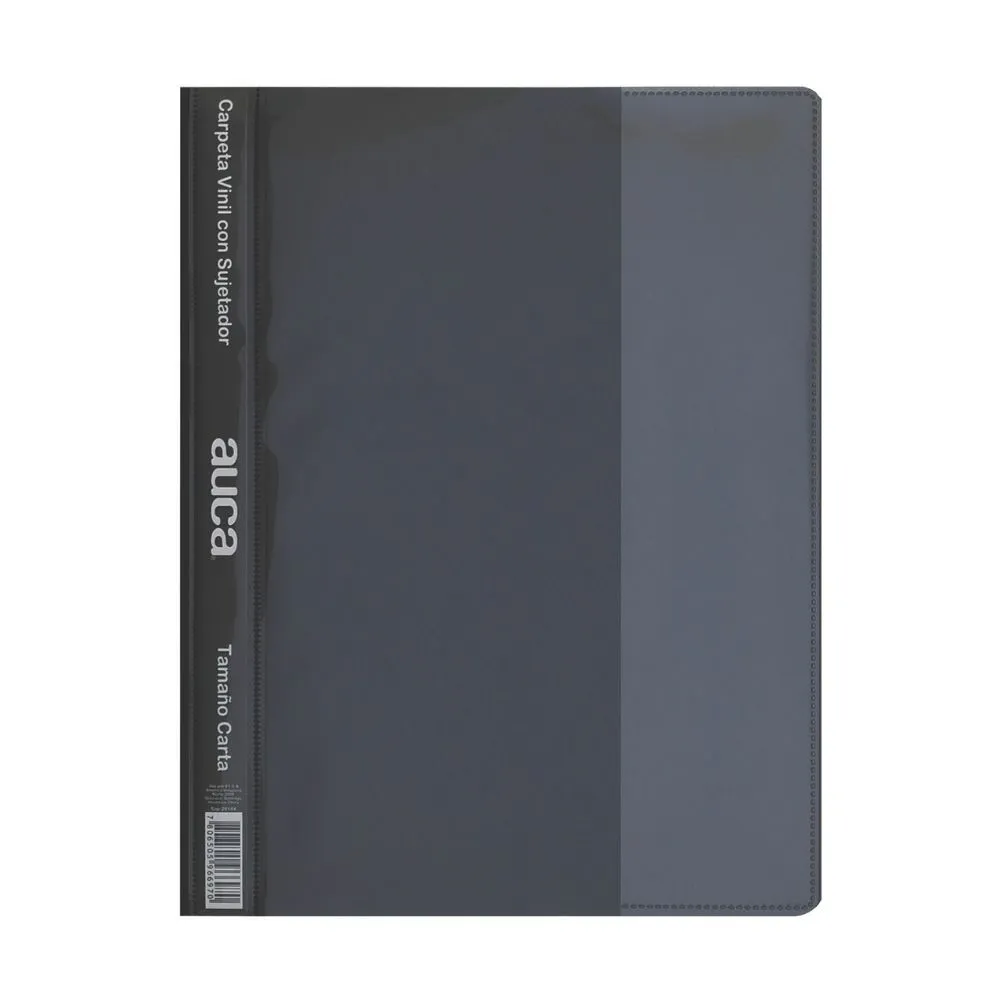 [36535NG] CARPETA VINIL CARTA NEGRA AUCA