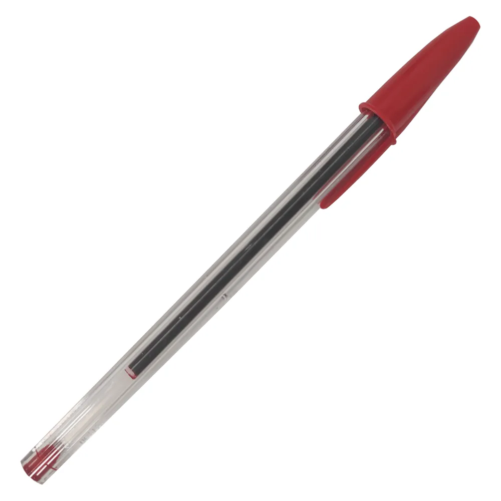 [10001RJ] LAPIZ PASTA ROJO BIC CRISTAL
