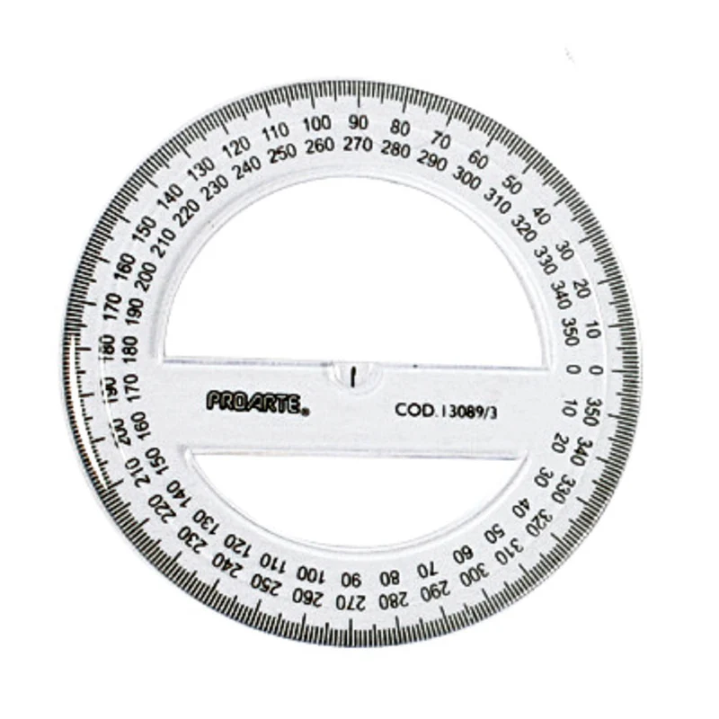 [86006] TRANSPORTADOR 10CM 360 PROARTE