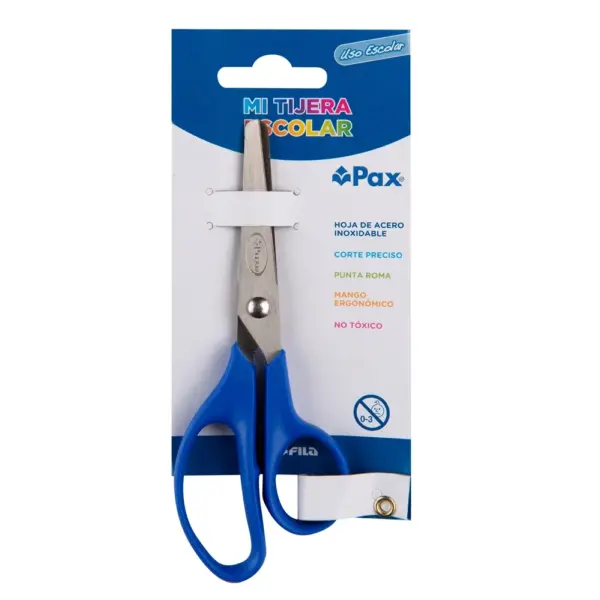 [70182] TIJERA ESCOLAR P/ROMA 13 CM PAX