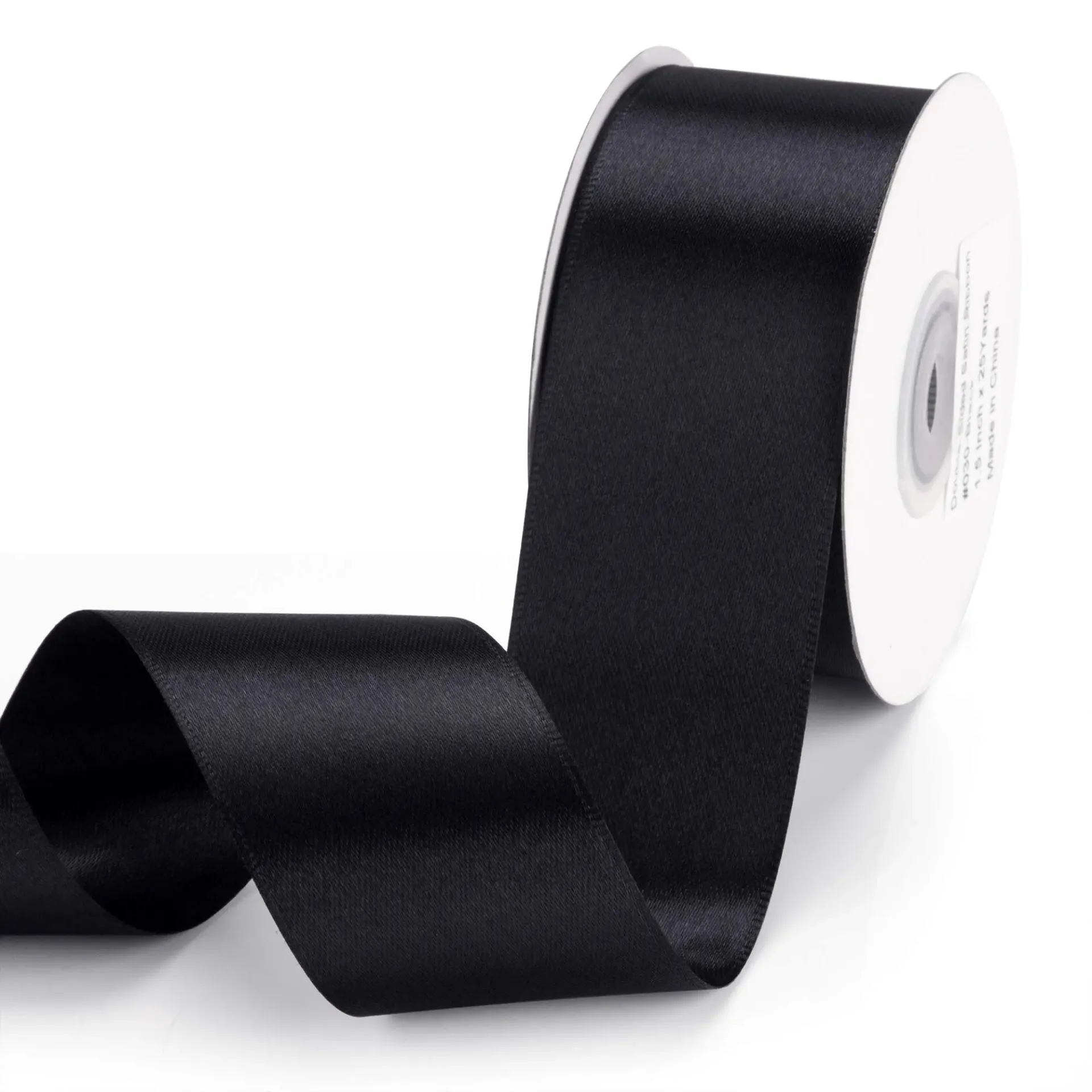CINTA REGALO 100% POLIESTER 4 CM x 22,8 M NEGRO DREAM DIY