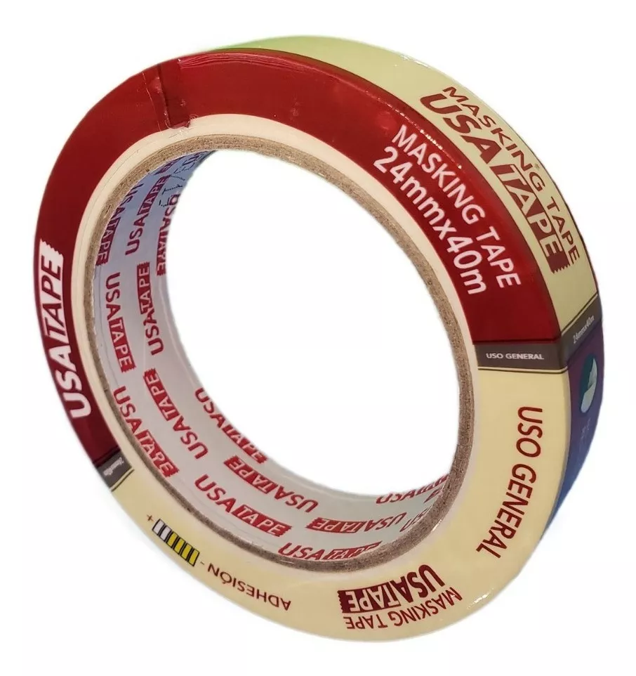 CINTA MASKING TAPE 40MTS X 24MM USATAPE