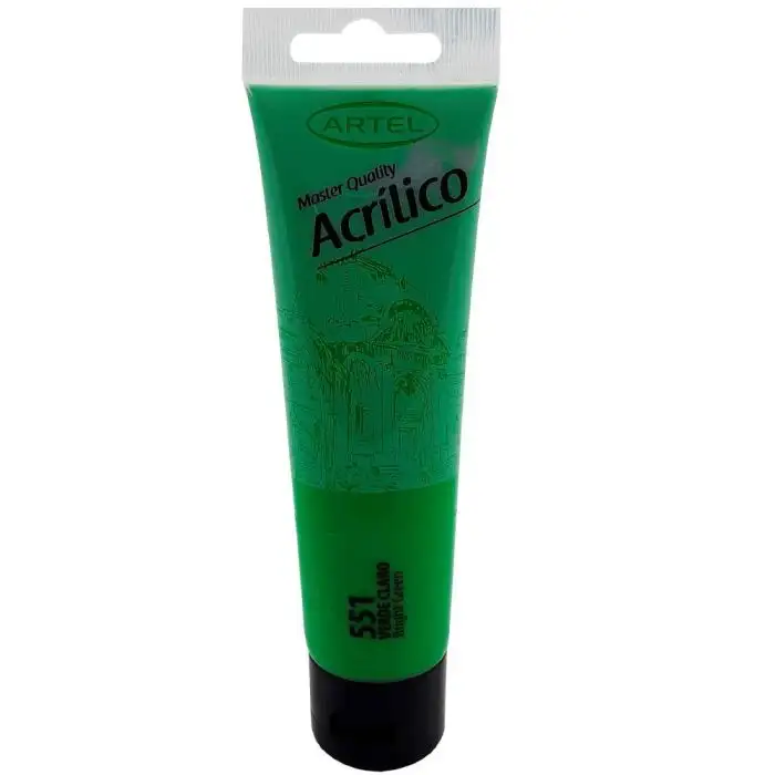 PINTURA ACRILICA No. 551 VERDE CLARO