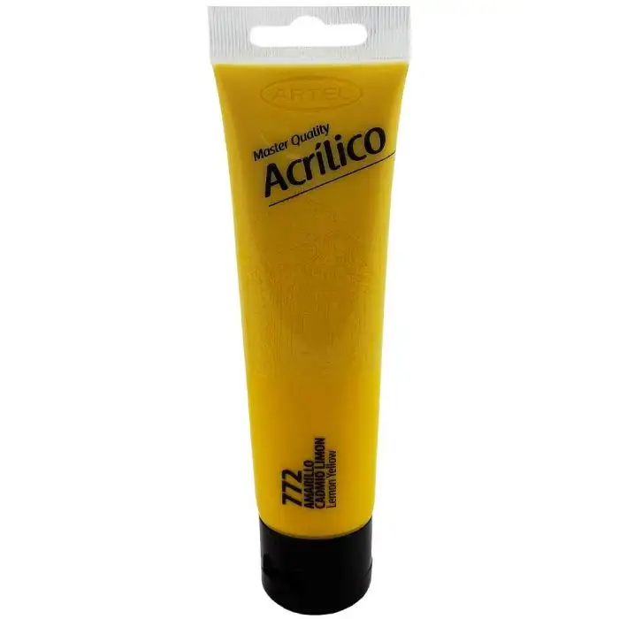 PINTURA ACRILICA Na772 AMARILLO LIMON