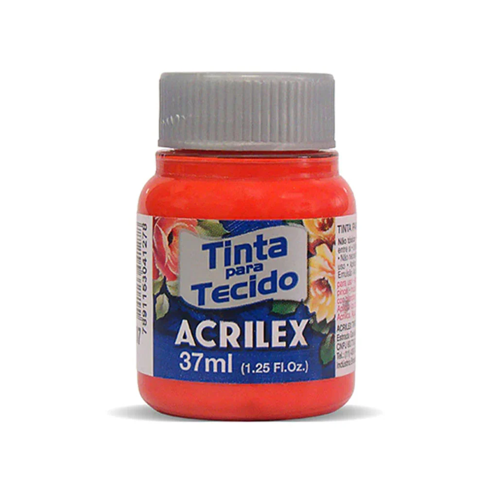 [7891153091785] PINTURA ARTESANIA ACRILEX 37ML ROJO 507