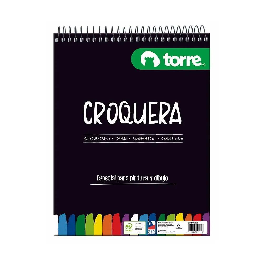 [7806505996953] CROQUERA TAMAÑO CARTA  TORRE