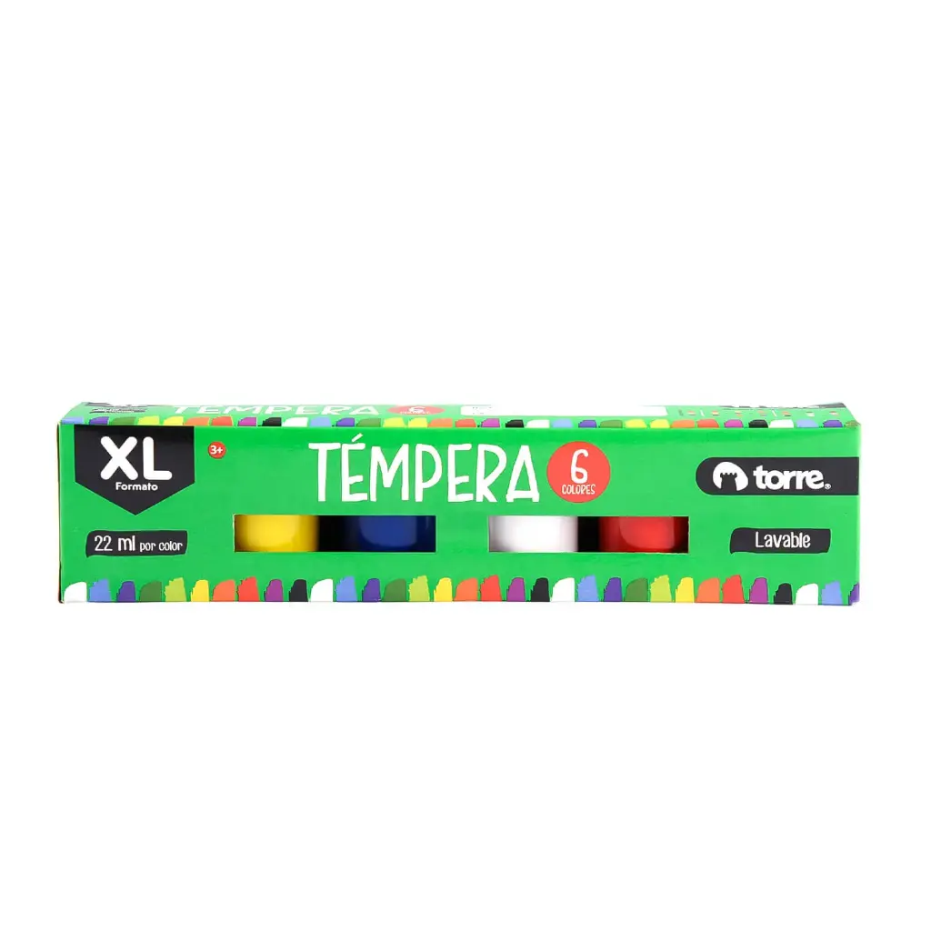 [70620] TEMPERA 06 COLORES TORRE XL 22ML