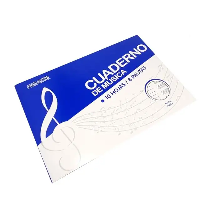CUADERNO MUSICA 1 PAUTA 10 HJS PROARTE