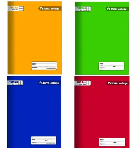 [7806505998858] CUADERNO COLLEGE 7MM 100H TORRE