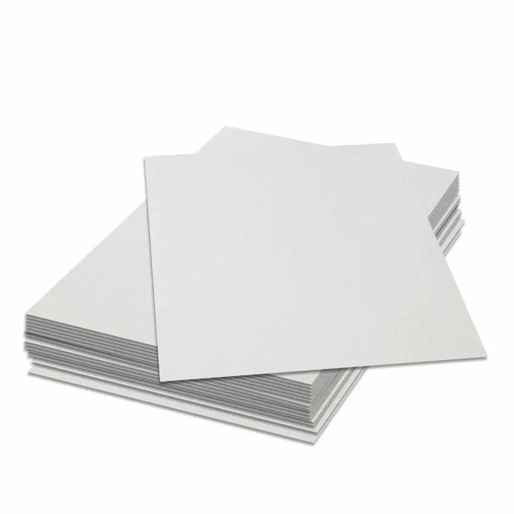 [1235] CARTULINA COLOR BLANCO HILADO 09 50 X 76