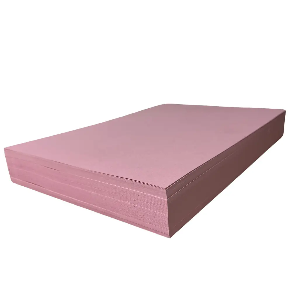 [137] CARTULINA COLOR ROSADO HILADO 09 50 X 76