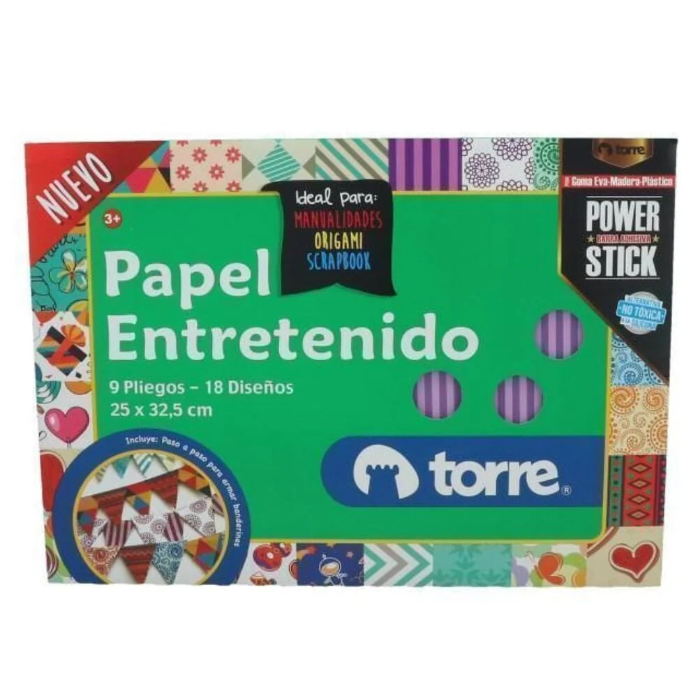 BLOCK PAPEL ENTRETENDO 9 PLIEGOS 25X32