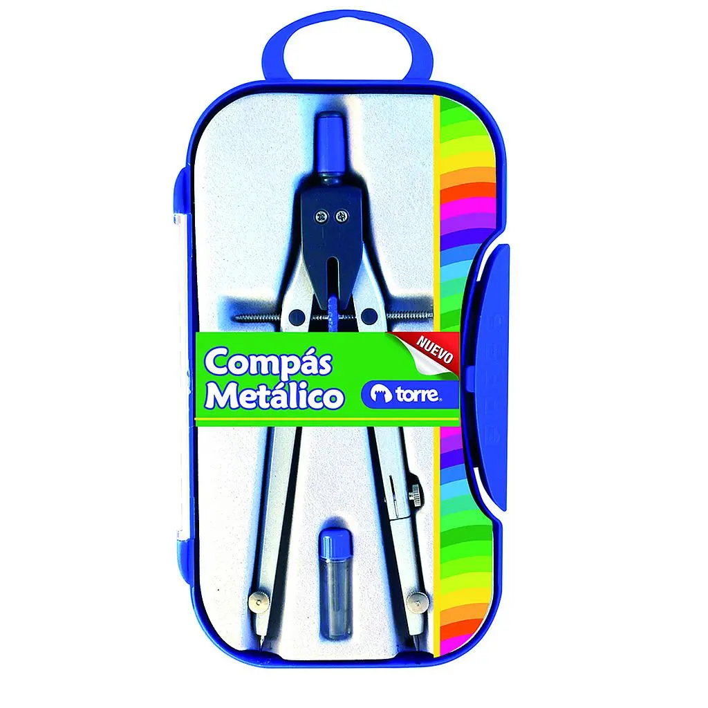 [7806505980020] COMPAS ESCOLAR CON MINAS METALICO TORRE