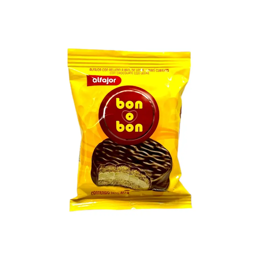 [5140947] ALFAJOR BON O BON LECHE 40G